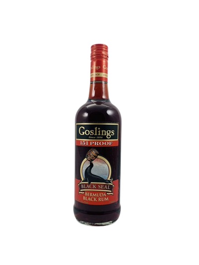 Goslings Black Seal 151 proof Rum Rum