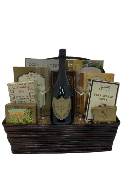 Dom Perignon Basket Gift Baskets