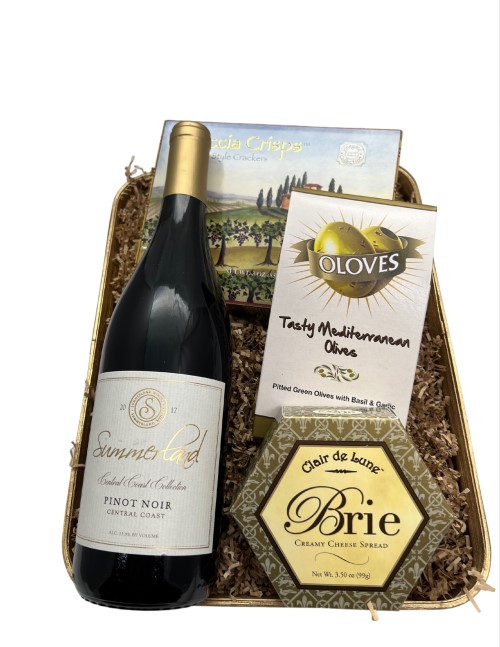 Summerland Pinot Basket Gift Baskets