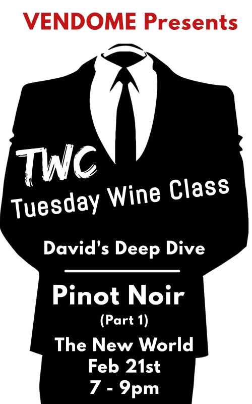 Pinot Class, Part 1, The New World – OLD OUT Wine