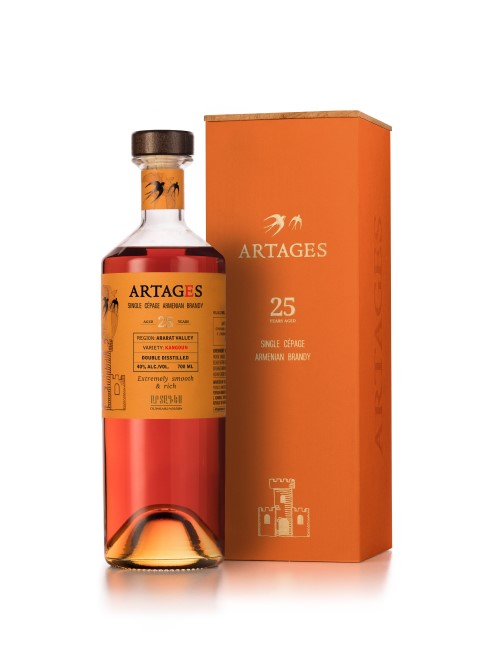 Artages, Aged 25 Years, Armenian Brandy Brandy